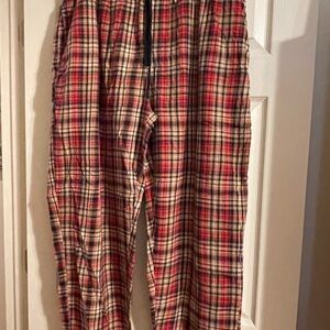 American Living Red and Black Plaid Men's Pants